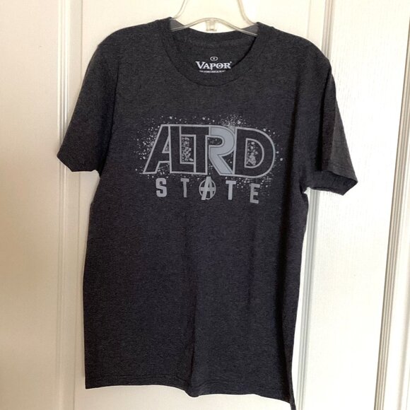 Altard State Vapor T-Shirt Size M Men's Gray Short Sleeve Graphic Top - Picture 1 of 5